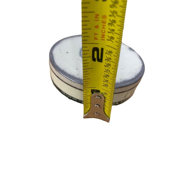 Antique Scotch plaid tape round tin advertising collectible photo prop - Picture 4 of 5